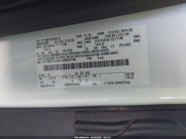 2020 FORD TRANSIT-250 9
