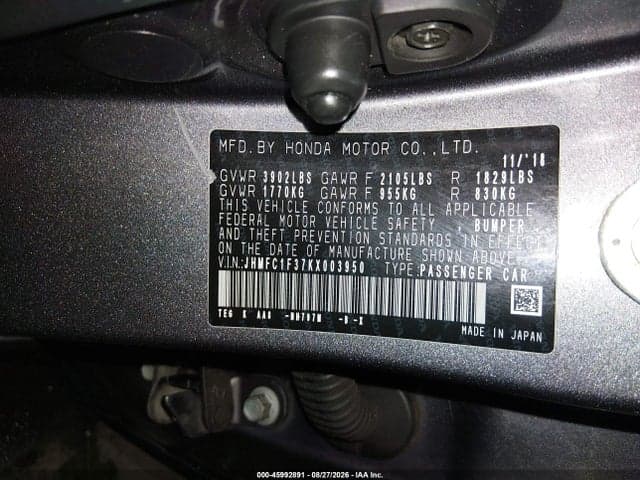 2019 HONDA CIVIC EX 9