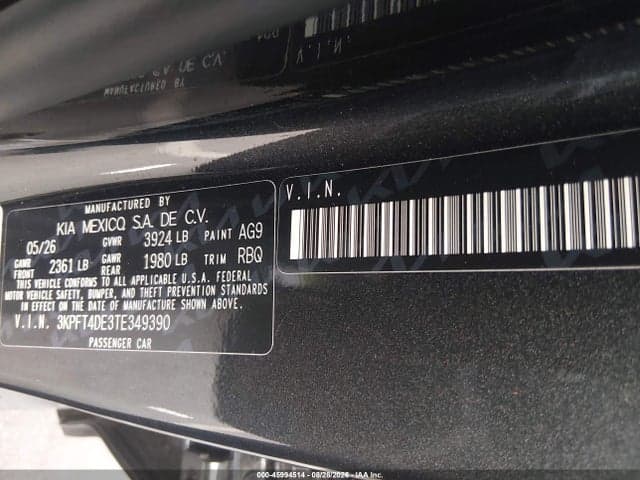 2026 KIA K4 LX 9