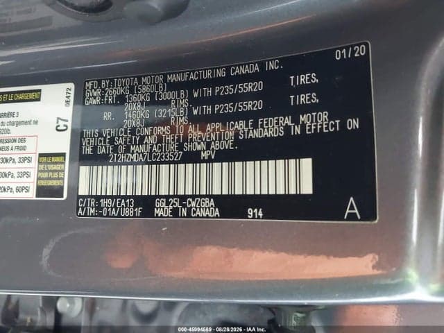 2020 LEXUS RX 350 9