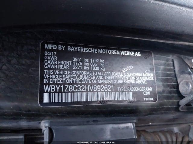 2017 BMW I3 94 AH W/RANGE EXTENDER 9