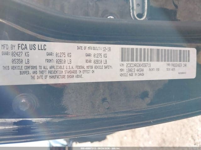2019 CHRYSLER 300 TOURING L AWD 9