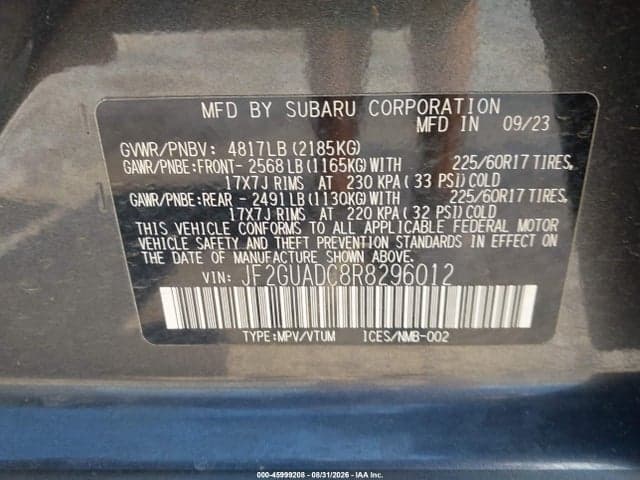 2024 SUBARU CROSSTREK PREMIUM 9