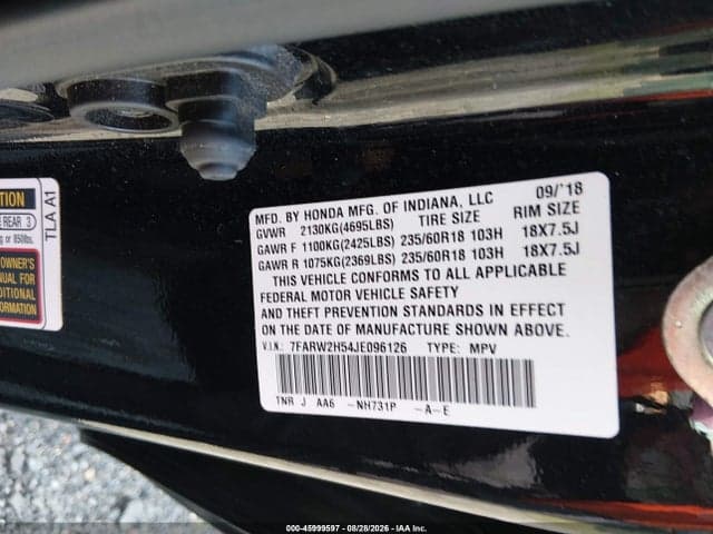 2018 HONDA CR-V EX 9