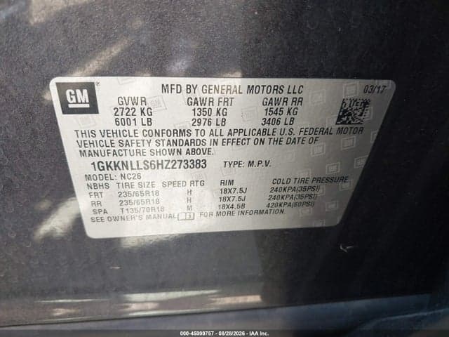 2017 GMC ACADIA SLE-2 9