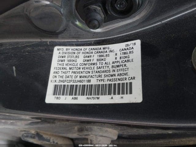 2018 HONDA CIVIC LX 9
