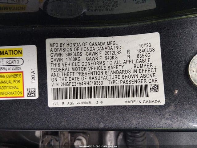 2024 HONDA CIVIC SPORT 9