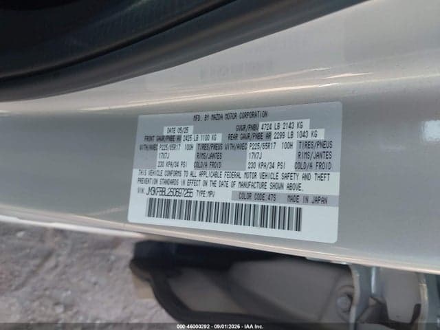 2025 MAZDA CX-5 2.5 S SELECT 9