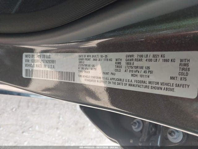 2026 RAM 1500 REBEL 4X4 5'7 BOX 9