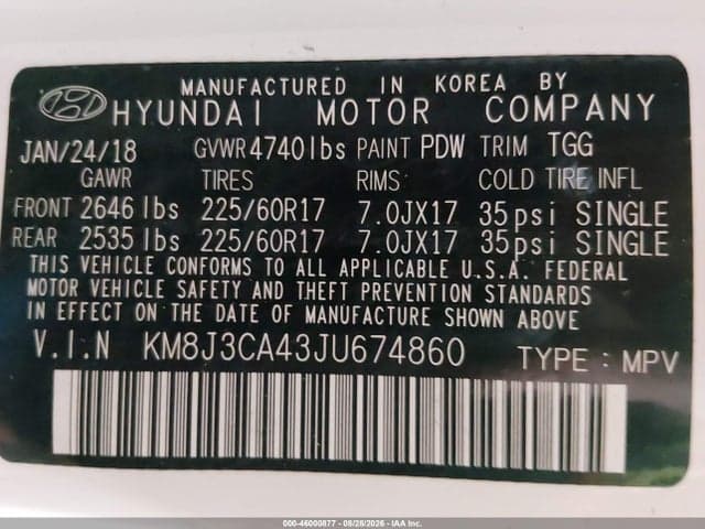 2018 HYUNDAI TUCSON SEL 9