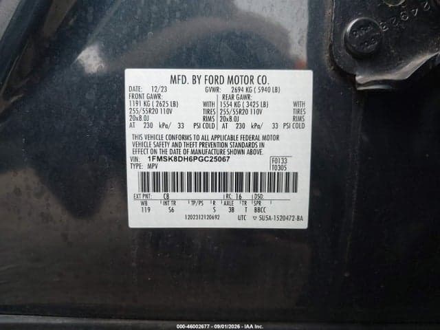 2023 FORD EXPLORER XLT 9