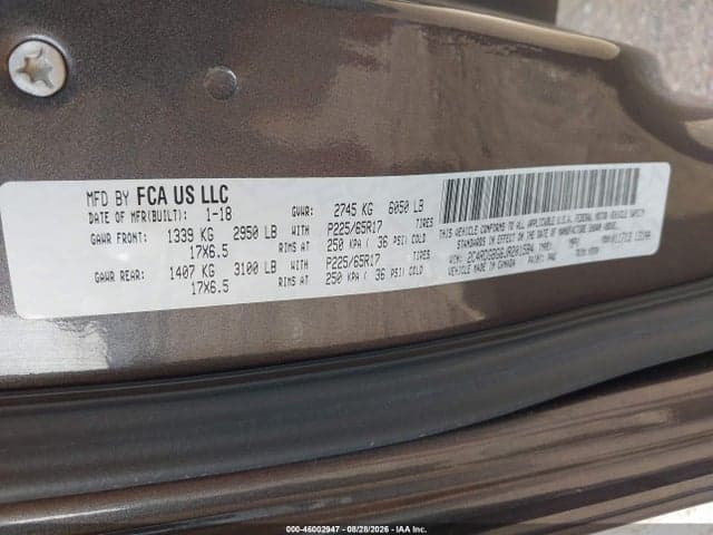 2018 DODGE GRAND CARAVAN SE PLUS 9