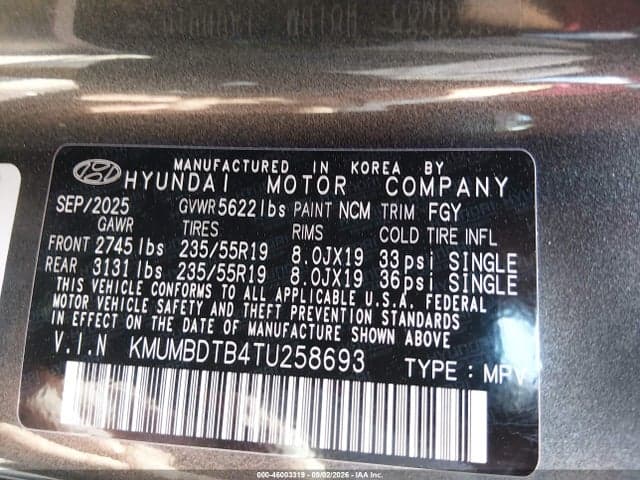 2026 GENESIS GV70 2.5T ADVANCED 9