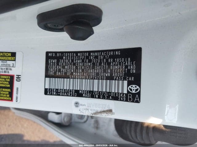 2018 TOYOTA COROLLA SE 9