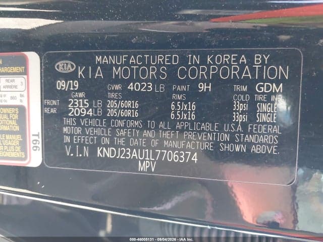 2020 KIA SOUL LX 9