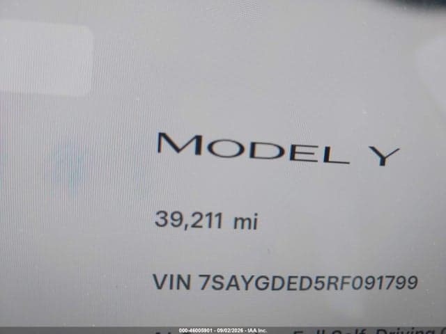 2024 TESLA MODEL Y LONG RANGE SINGLE MOTOR REAR-WHEEL DRIVE/RWD 14