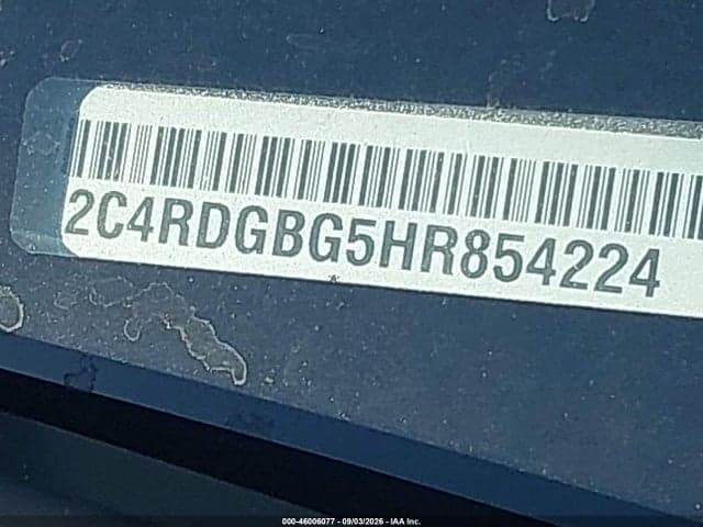 2017 DODGE GRAND CARAVAN SE 9