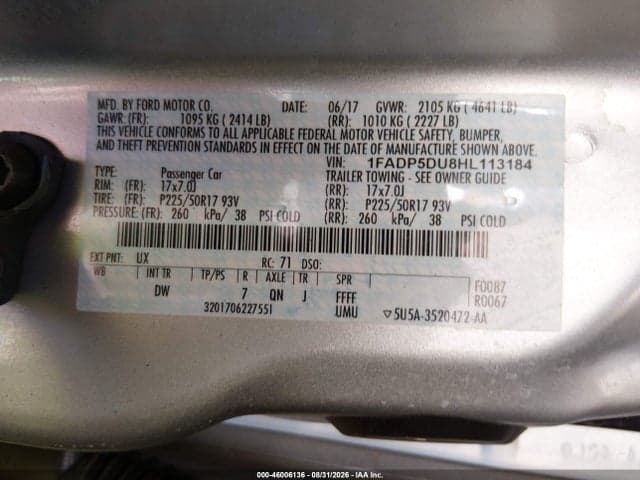 2017 FORD C-MAX HYBRID TITANIUM 9