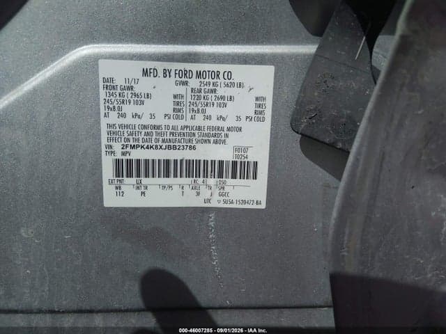 2018 FORD EDGE TITANIUM 9
