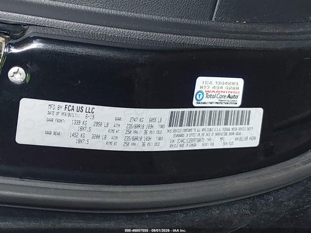 2019 CHRYSLER PACIFICA TOURING L PLUS 9