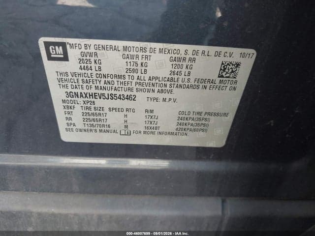 2018 CHEVROLET EQUINOX LS 9