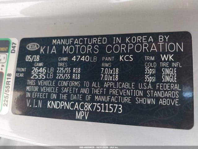 2019 KIA SPORTAGE EX 9