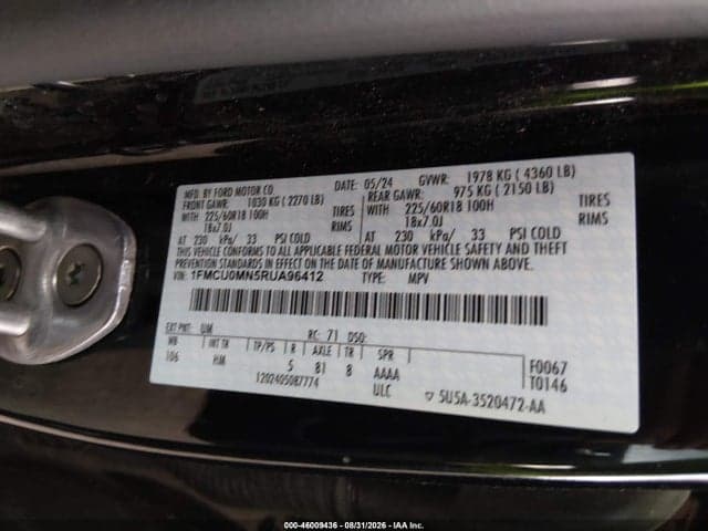 2024 FORD ESCAPE ST-LINE 9