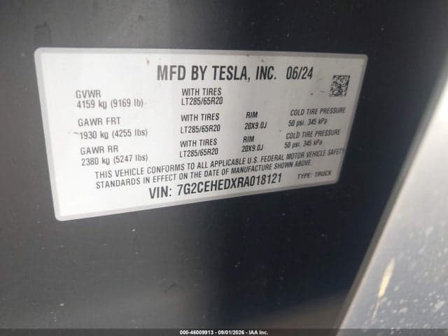 2024 TESLA CYBERTRUCK ALL-WHEEL DRIVE 9