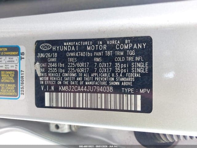2018 HYUNDAI TUCSON SE 9