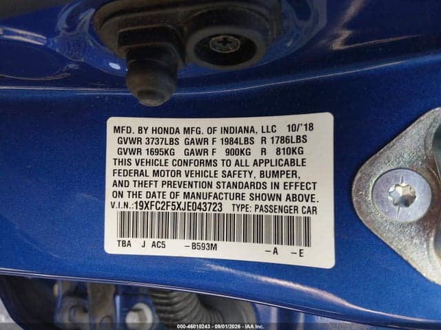 2018 HONDA CIVIC LX 9