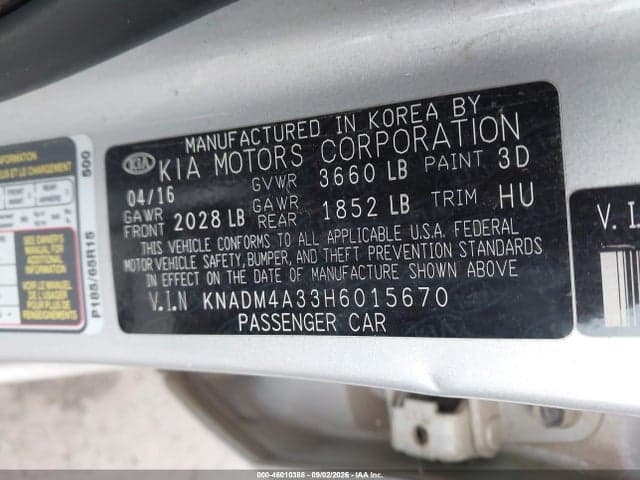 2017 KIA RIO LX 9