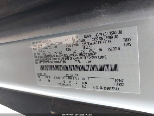 2023 FORD TRANSIT-350 CARGO VAN 9