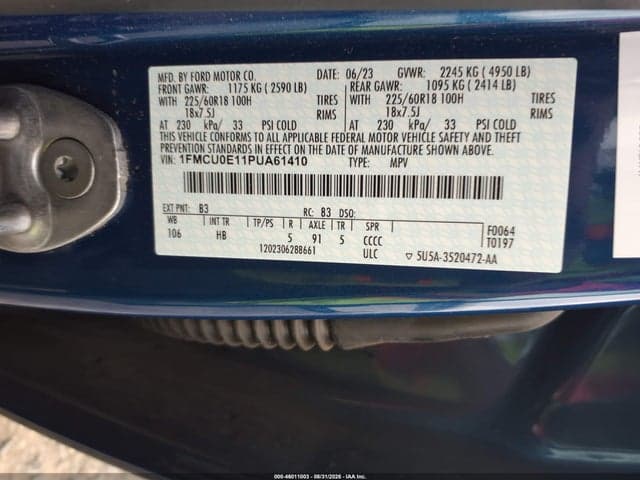 2023 FORD ESCAPE PHEV 9