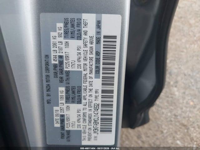 2018 MAZDA CX-5 SPORT 9