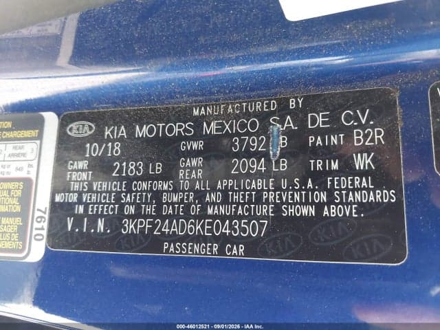 2019 KIA FORTE LXS 4