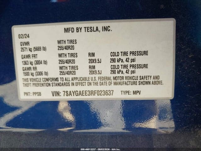 2024 TESLA MODEL Y LONG RANGE DUAL MOTOR ALL-WHEEL DRIVE 9
