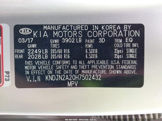 2017 KIA SOUL 9