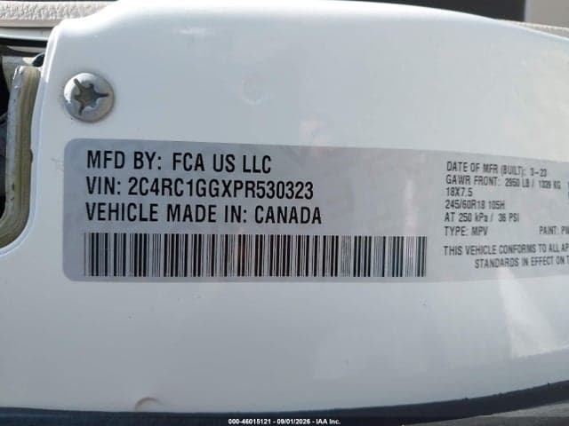 2023 CHRYSLER PACIFICA LIMITED 9