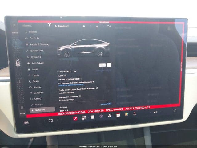 2025 TESLA MODEL X LONG RANGE 7