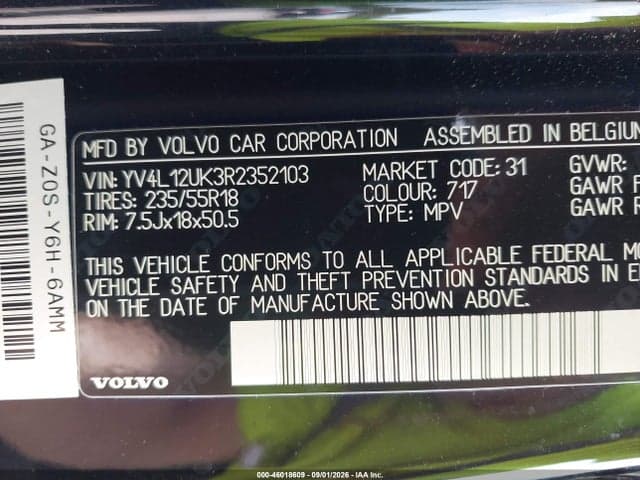 2024 VOLVO XC40 B5 CORE BRIGHT THEME/B5 CORE DARK THEME 9