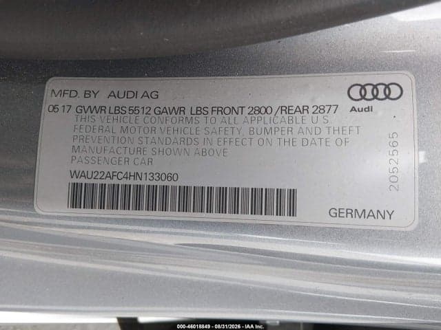 2017 AUDI A7 PRESTIGE 9