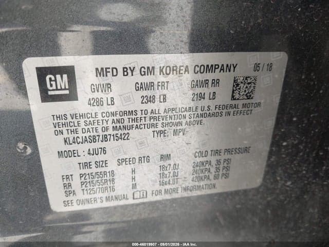 2018 BUICK ENCORE PREFERRED 9