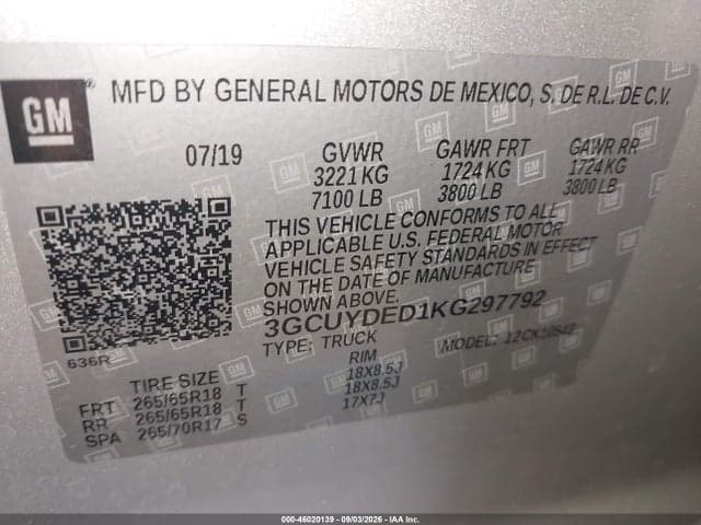 2019 CHEVROLET SILVERADO 1500 LT 9