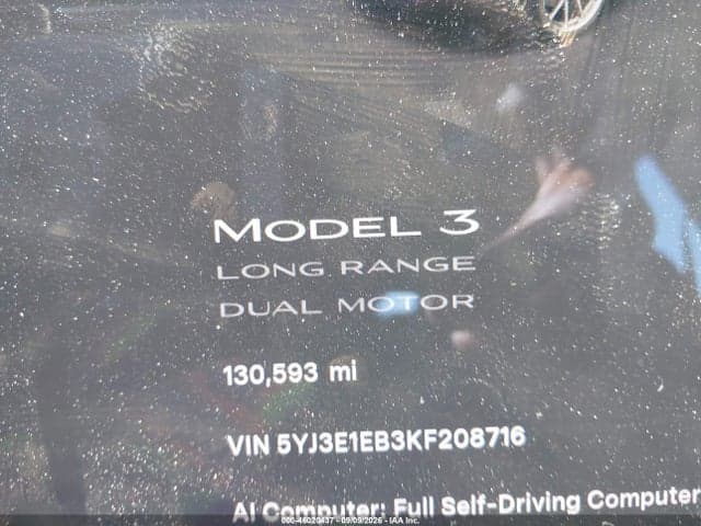 2019 TESLA MODEL 3 LONG RANGE/PERFORMANCE 16