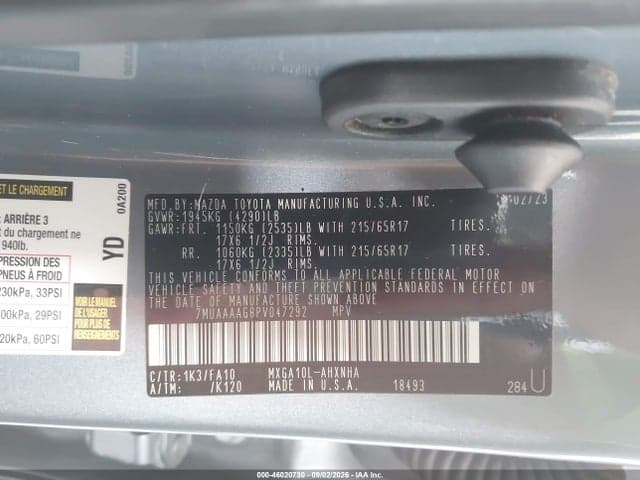 2023 TOYOTA COROLLA CROSS L 9