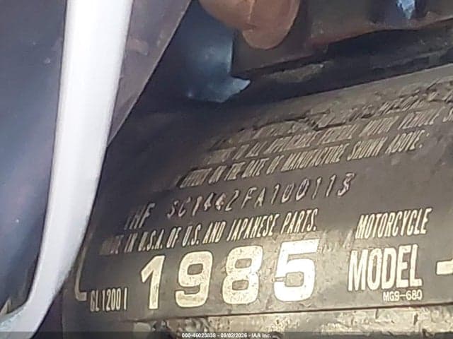 1985 HONDA GL1200 I 10
