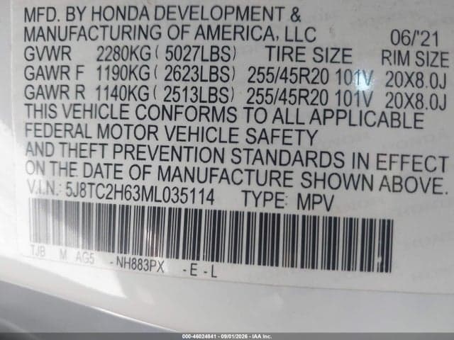 2021 ACURA RDX A-SPEC PACKAGE 9