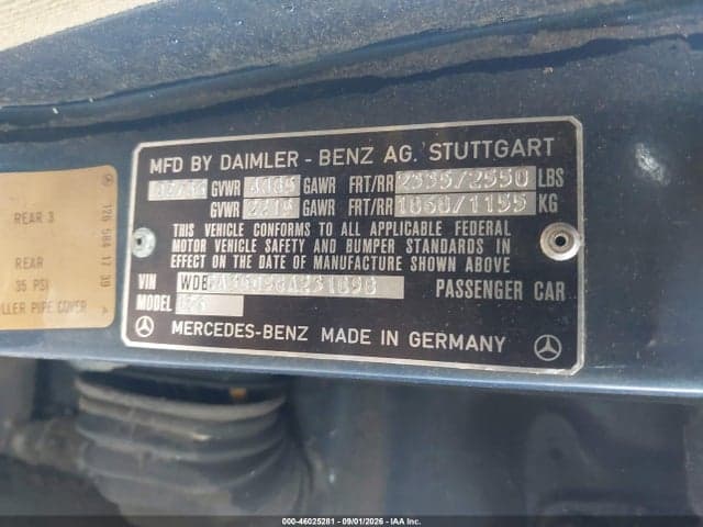 1986 MERCEDES-BENZ 420 SEL 9
