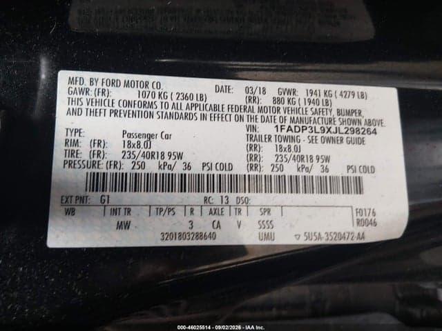 2018 FORD FOCUS 9