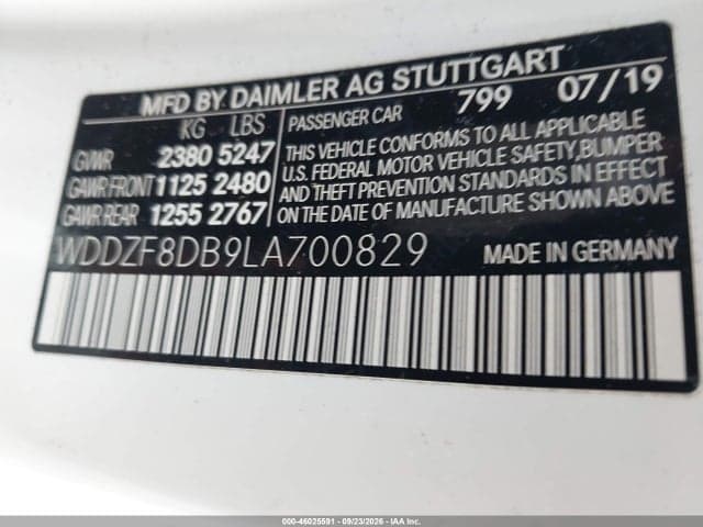 2020 MERCEDES-BENZ E 350 9